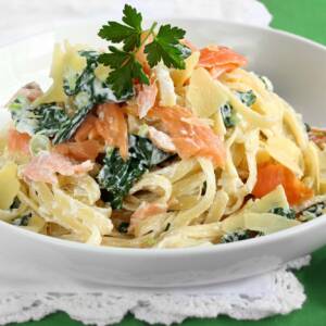 Smoked Salmon Pasta Bowl