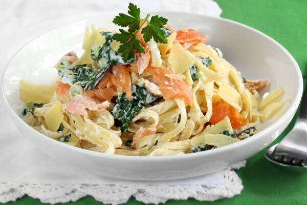 Smoked Salmon Pasta Bowl